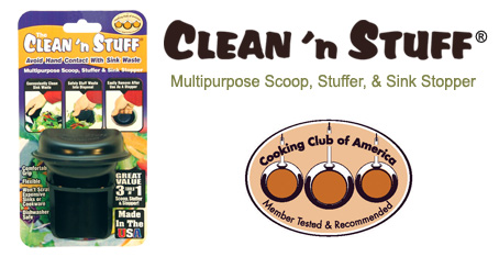 Clean 'n Stuff multipurpose scoop stuffer and sink stopper